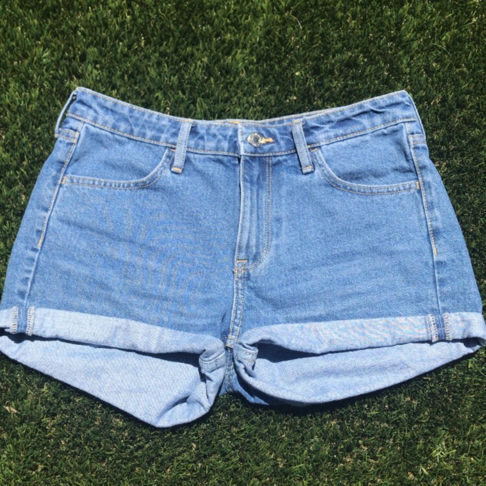 Denim shorts